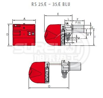 利雅路RS25/M外型尺寸圖