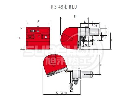 利雅路RS45/M外型尺寸圖